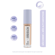 Pastel Eye Cream Plus Hydrating Satin Concealer-#65