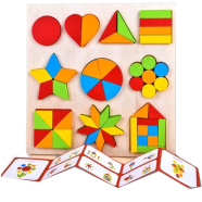 Pattern Block Rainbow Puzzle