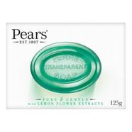 Pears Transparent Soap Pure and Gentle with Lemon Flower Extracts- 125gm - T67664012