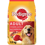 Pedigree Adult 1Plus Years Beef and Vegetables Flavor 1.5 kg icon