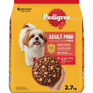 Pedigree Adult Mini 9Plus Months Dog Food Beef Lamb and Vegetable Flavour 2.7 kg icon