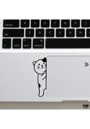 DDecorator Peeking Cat (Left) Laptop Sticker - (LS187)