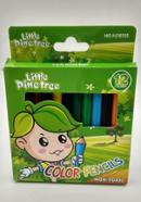 Pentagon Little Pine tree Color Pencil Paper Box (12pcs Box)- Small - 