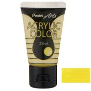 Pentel Acrylic Color 28ML - Metallic Yellow image