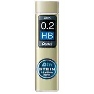 Pentel Ain Stein Mechanical Pencil Lead - 0.2 mm - HB - 20 Leads - C272W-HB