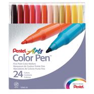 Pentel Arts Color Pen Assorted 24 Color Set - S360-24