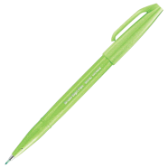 Pentel Brush Sign Pen - Light Green - SES15C-KX