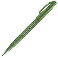 Pentel Brush Sign Pen - Olive Green - SES15C-D2X