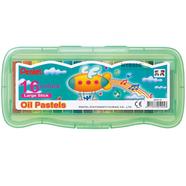 Pentel Large Stick Oil Pastel 16 Colors Set - Green Plastic Case image