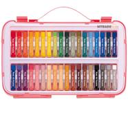 Pentel Large Stick Oil Pastel 36 Colors Set - Pink Plastic CASE image