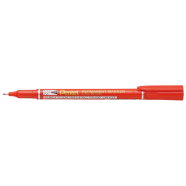 Pentel NF450 Permanent Market Fine PT - Red - NF450-B