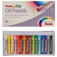 Pentel Oil Pastel 16 Color Set - PHN-16ASE