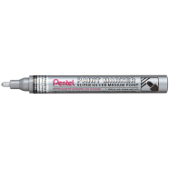 Pentel Paint Marker Medium Point - Silver - MMP10-Z