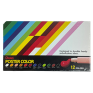 Pentel Poster 12 Colors Set IN PE Tube image