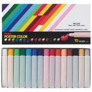 Pentel Poster 15 Colors Set IN PE Tube - YNGP-15H