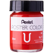 Pentel Poster Color 30cc WPU - Red - WPU-T11