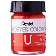 Pentel Poster Color 30cc WPU - Scarlet Lake - WPU-T37