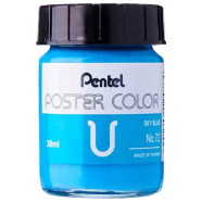 Pentel Poster Color 30cc WPU - Sky Blue - WPU-T72