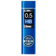 Pentel Ain Stein Pencil Lead, 0.5mm HB, 40 Leads - C275-HBO