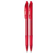 Pentel 0.7mm Ball Point Pen Red Ink - 2 Pcs - BK417-B