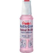 Pentel Roll'n Glue Rubber Roller Liquid Adhesive 30ml - ER153-P