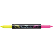 Pentel Twin Color Tip Highlighter-Yellow/Pink - SLW8-GPE
