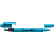 Pentel Twin Tip Illumina Flex Highlighter Flexible Chiset and Fine Tip - Sky Blue - SLW11-SE