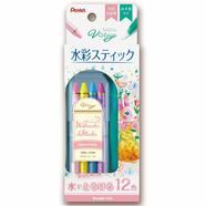 Pentel Vistage WaterColor StickS WZ Water Brush Set (SWEET MIX) - GSS1-12SW icon