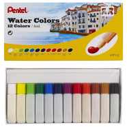 Pentel Water Color 12 Color Set - HTP-12E