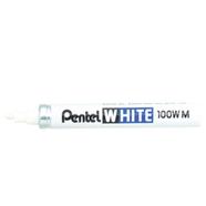 Pentel White Marker Medium Bullet Point - X100W-M
