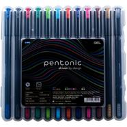 Pentoinc MultiColor Gel Pen (0.6 – 1.mm) - (12 pcs)