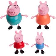 Peppa and Family 4 Pcs Set