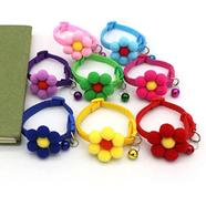 Pet Adjustable Collar Flower Design