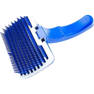 Pet Dog Cat Grooming Self Cleaning Slicker Brush Comb Small Size icon
