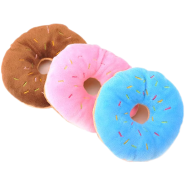 Pet Donut Shape Chew Toy For Cat and Dogs (Any Color) 1 Pcs