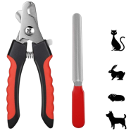 Pet Nail Clipper With Filer For Dogs and Cats