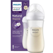 Philips Avent Feeder Natural Response Baby Bottle 3m Plus 330 ml Plastic Bottle