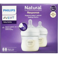 Philips Avent Philips Avent Natural Feeder Bottle 0 month Plus Baby Feeder 125 ml (Pack Of 2)