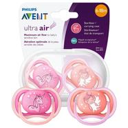 Philips Avent Ultra Air Pacifier 2Pcs - BPA-Free Dummy for Babies From 6-18 Months
