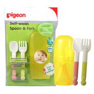 Pigeon Self-wean Spoon and Fork - 04580