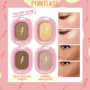 PinkFlash Shimmer Highlighter and Matte Countour Powder - 1 Pcs