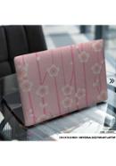 DDecorator Pink Flower Pattern Floral Design Laptop Sticker - (LSKN979)