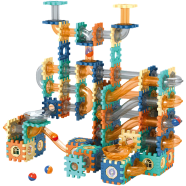 Pipeline Rolling Ball Race Track Montessori Educational Toy For Girls Boys Kids Creative Gift-125 Pcs 