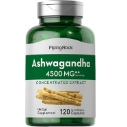 Piping Rock Ashwagandha 4500 mg - 120 Capsules -483492315