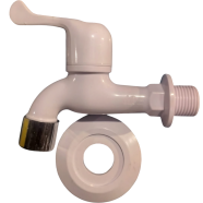 Plastic Liver Bib Coc( Water Tap), For Bathroom Fitting 1/2 Inch icon