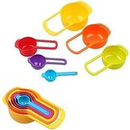 Plastic Measuring Cup and Measuring Spoon Set - Multi Color