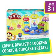 Play-Doh Frosting Fun Bakery Cake and Cupcake Toy with 4 Non-Toxic Colors, Including Play-Doh