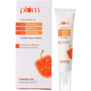 Plum 3 Percent Vitamin C 3 Percent Peptide and 3 Percent Caffeine Eye Cream with Mandarin 15 gm