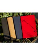 Pocket Book Black, Blue, Kraft and Red Notebook 4-Pack