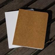 Pocket Series White and Kraft Notebook 2-Pack